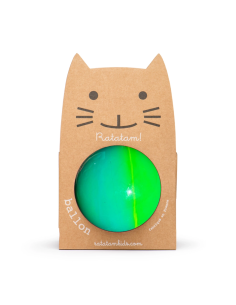 Ballon bubble gum  Vert et Jaune -15 cm - Ratatam