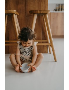 Bavoir souple en silicone Zakuw - Léopard 2