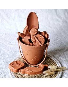 Set de Jeux de plage en silicone Rouille