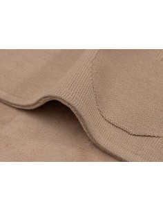 Couverture Miffy tricotée et polaire 75x100cm Biscuit 2