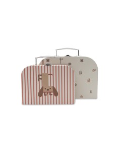 Petites Valisettes en carton Animal Friends (lot de 2)