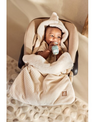 Nid d'ange Chancelière Cloudy Rib Oatmeal