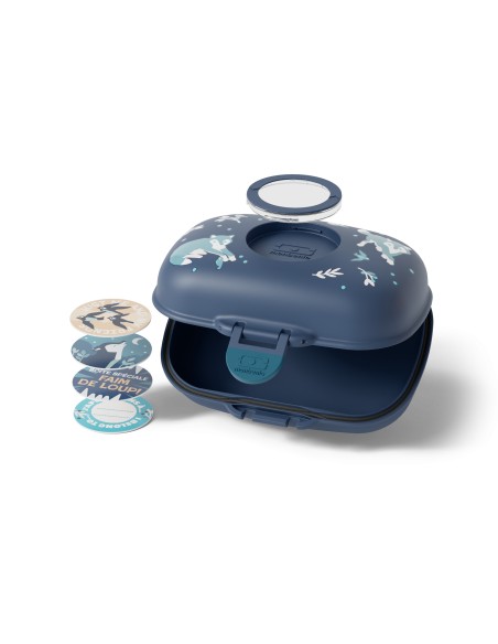 Boîte à Goûter MB Gram Bleu Wolf