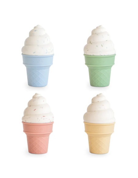 Jouet d'éveil, manipulation et bain Ice Cream Crèmes Glacées Mushie