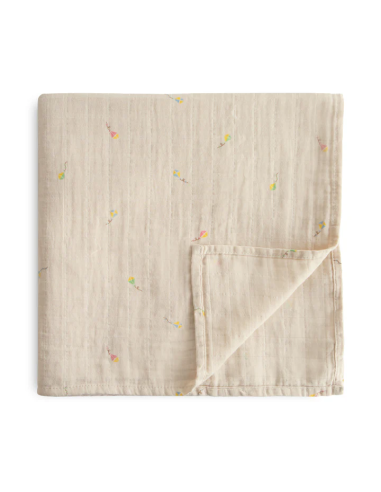 Grand Lange coton bio imprimé Cerfs Volants...