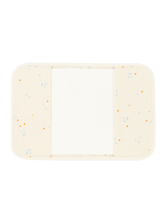 Protège-carnet de Santé Nid d'Abeille Orange Cherries 2