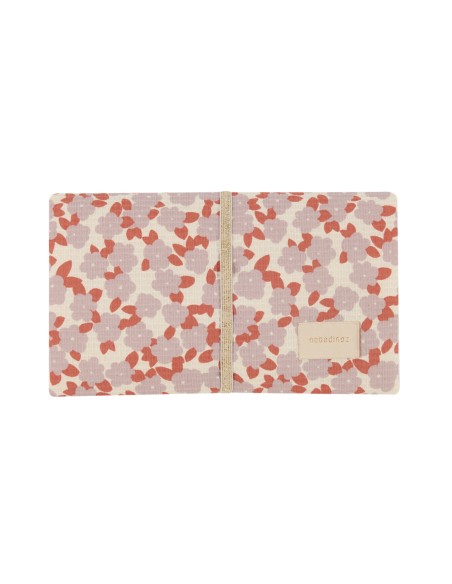 Matelas à Langer de Voyage Mozart imperméable Nid d'Abeille Mauve Sakura