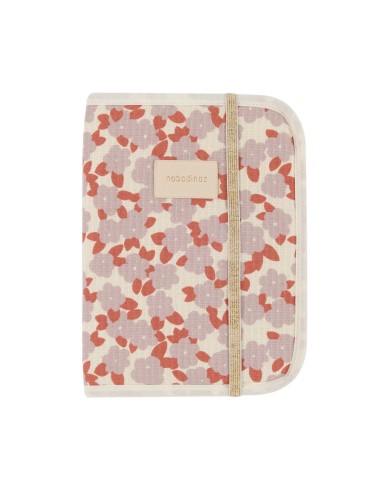 Protège-carnet de Santé Nid d'Abeille Mauve Sakura