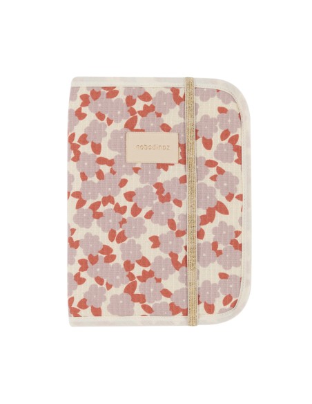 Protège-carnet de Santé Nid d'Abeille Mauve Sakura