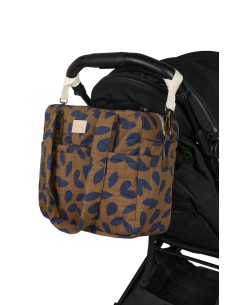 Sac à Langer Hyde Park Blue Leaves 2