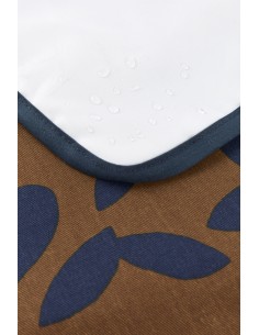 Matelas à langer de voyage Hyde Park imperméable Blue Leaves 2