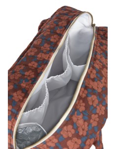 Sac à Langer Hyde Park Maroon Poppies 2