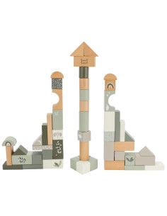 Jeu de Construction Olive - Set de 50 blocs en Bois... 2