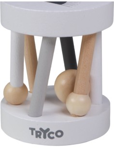 Hochet Rouleau en bois Multicolore 2