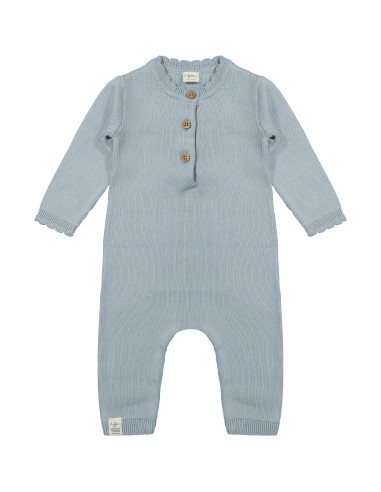 Combinaison Pyjama Bleu Ciel en Coton Biologique