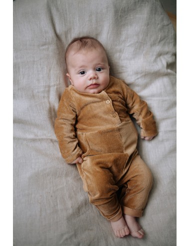 Combinaison Camel Velours en Coton Biologique