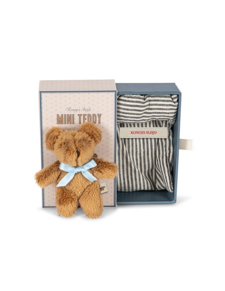 Mini Peluche Ours Brun Milo en coton biologique