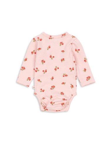 Body croisé à manches longues en coton...