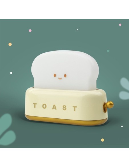 Veilleuse Petit Toaster - Grille Pain Jaune