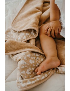 Couverture Chaude Gaze coton et Polaire Indian Summer 2