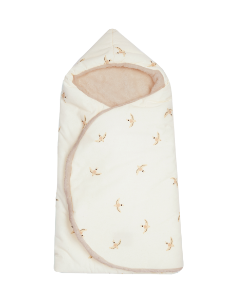 Nid d'ange d'hiver Cozy 0-3 mois Nude Haiku Birds