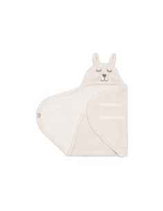 Couverture Nomade moelleuse Lapin Velvet Oatmeal écrue