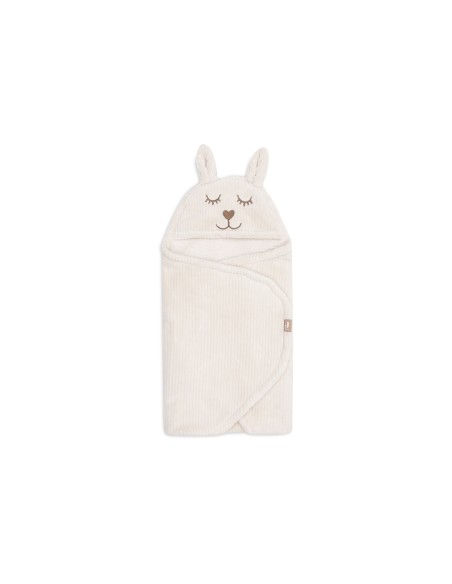 Couverture Nomade moelleuse Lapin Velvet Oatmeal écrue