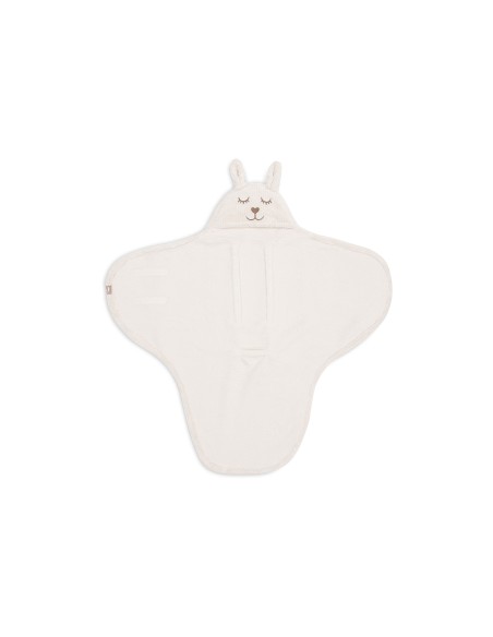 Couverture Nomade moelleuse Lapin Velvet Oatmeal écrue