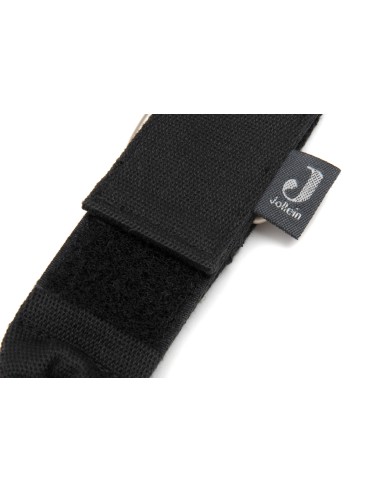 Set de 2 crochets mousqueton pour poussette Noir