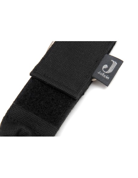 Set de 2 crochets mousqueton pour poussette Noir