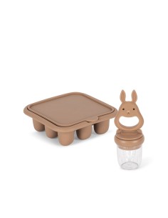 Tétine Grignoteuse et ses moules à congélation - Bunny Blush 2