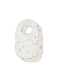 Lot de 2 Bavoirs imperméables Windflower & Rose