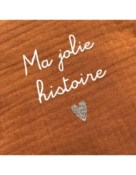 Album photo en Tissu - Gaze Caramel - Ma Jolie Histoire