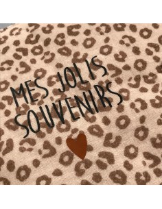 Album photo en Tissu - Gaze Léopard - Mes Jolis Souvenirs 2