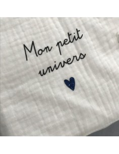 Album photo en Tissu - Gaze Blanc - Mon Petit Univers 2