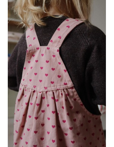 Robe Salopette Nola Cœur et Sequins
