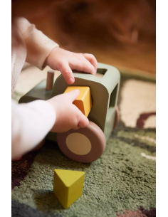 Tracteur en Bois à Tirer - Filibabba 2