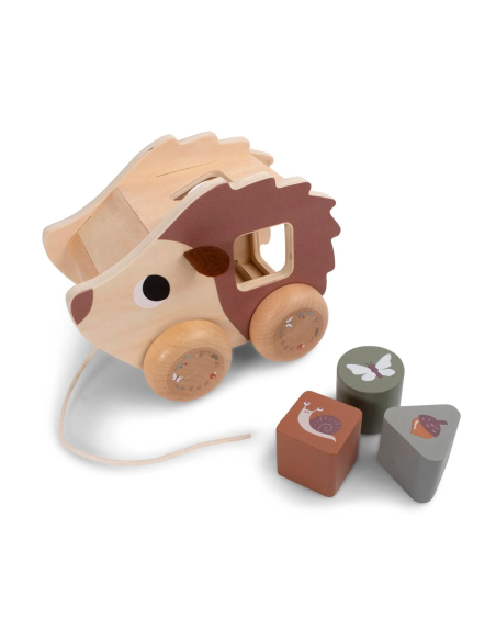 Hérisson en Bois à Tirer - Filibabba