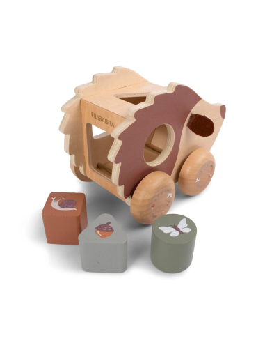 Hérisson en Bois à Tirer - Filibabba