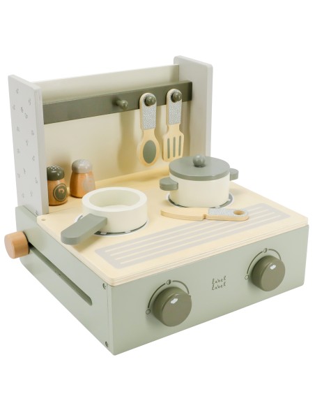 Petite Cuisine Pliable en Bois Olive - Label Label