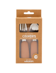 Couverts enfant en Inox et Silicone Caramel Atelier Wagram 2