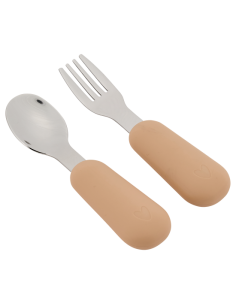 Couverts enfant en Inox et Silicone Nougat Atelier Wagram