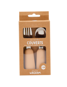 Couverts enfant en Inox et Silicone Nougat Atelier Wagram 2
