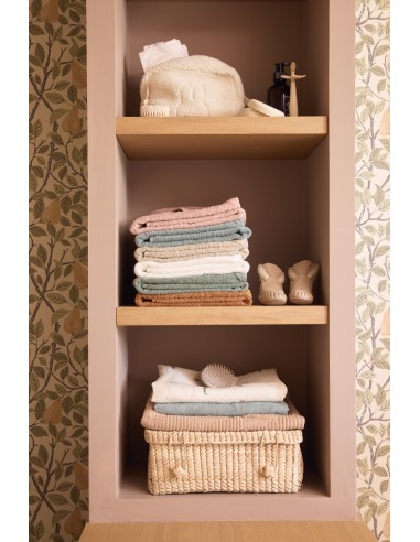 Cape de bain éponge en coton biologique Wild Rose