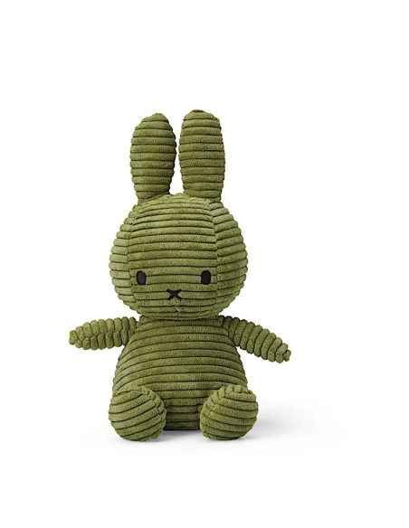 Peluche Miffy Velours Côtelé Vert Olive