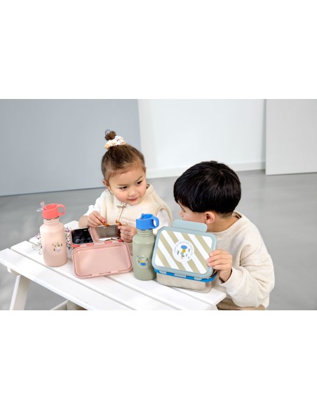 Boîte à goûter en Inox Sunny Explorer Vert