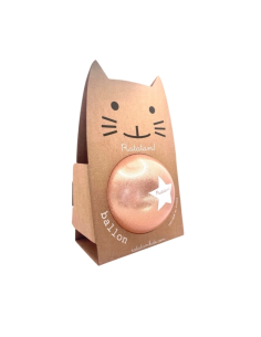 Ballon Pailleté Cuivre Chat 15 cm - Ratatam 2