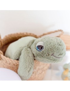 Peluche Tortue 33 cm Sauge