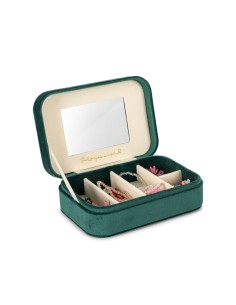 Boite à Bijoux Emeraude et sa Parure en perles