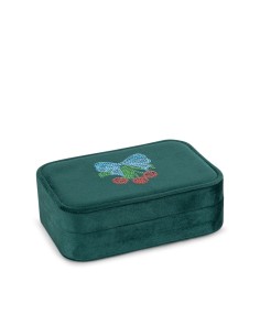 Boite à Bijoux Emeraude et sa Parure en perles 2